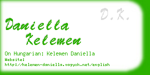 daniella kelemen business card
